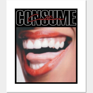 Consume culture dark Posters and Art